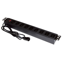 Listwa zasilająca Alantec 19" 9xC13 wtyk C14