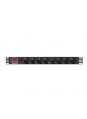 Listwa zasilająca LANBERG Rack PDU 19 1U 16A 8X schuko 2M czarna