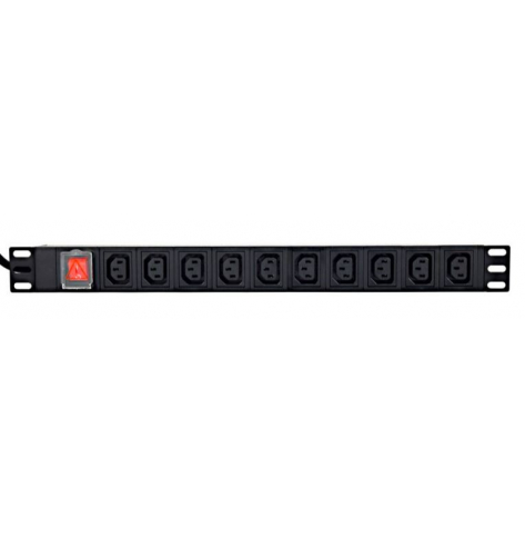 Listwa zasilająca Gembird rack PDU 10xC13 1U 16A C19 2m