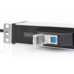 Listwa zasilająca Digitus PDU 19" Rack, 6x gniazdo schuko, 2.0m, 1x wtyk unischuko, 16A, wyłącznik nadprądowy, Profil aluminiowy 