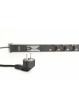 Listwa zasilająca Digitus PDU, 7x gniazdo schuko, 2.0m, 1x wtyk unischuko,16A, zabezpieczenie przepięciowe, filtr sieciowy, profil aluminiowy