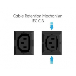 Listwa zasilająca PowerWalker rack pdu 19" 16a 18x iec c13 2x iec c19 3m IEC 309 pionowa czarna 
