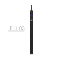 Listwa zasilająca PowerWalker rack pdu 19" 10a 16x iec c13 3m iec c14 miernik pionowa czarna 