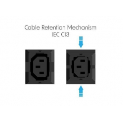 Listwa zasilająca PowerWalker rack pdu 19" 10a 16x iec c13 3m iec c14 miernik pionowa czarna 