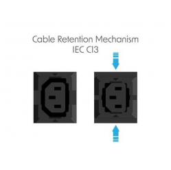 Listwa zasilająca PowerWalker rack pdu 19" 16a 20x iec c13 4x iec c19 3m IEC C20 pionowa czarna 