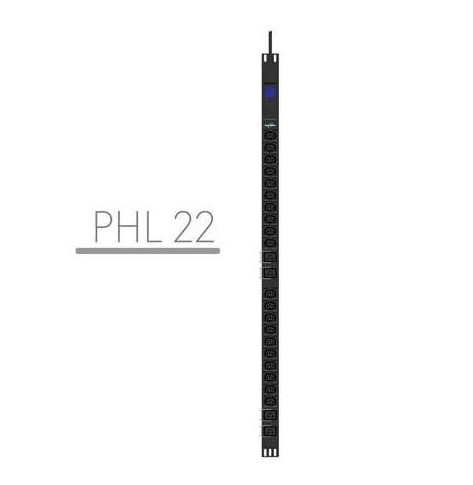 Listwa zasilająca PowerWalker rack pdu 19" 16a 20x iec c13 4 x iec c19 3m IEC C20 miernik pionowa 