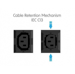 Listwa zasilająca PowerWalker rack pdu 19" 16a 20x iec c13 4 x iec c19 3m IEC 309 miernik pionowa 