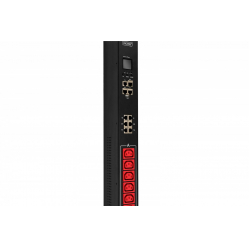 Listwa zasilająca Digitus SMART PDU, wtyk IEC 60309 32A/400V, gniazda 18xC13 10A/250V, 6xC19 16A/250V, 32A