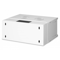 Digitus Szafa sieciowa wisząca 19" 4U, SOHO PRO 240 x 540 x 400 mm, nośność 60kg, drzwi szyba, niezłożona, Szara