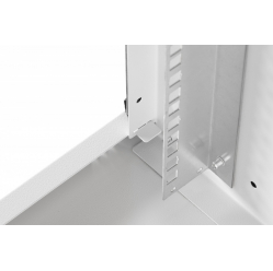 Digitus Szafa sieciowa wisząca 19" 4U, SOHO PRO 240 x 540 x 400 mm, nośność 60kg, drzwi szyba, niezłożona, Szara