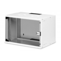 Szafa serwerowa Digitus wisząca 19" 7U, SOHO PRO 370 x 540 x 400 mm, nośność 60kg, drzwi szyba, niezłożona Szara