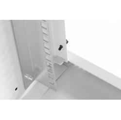 Digitus Szafa sieciowa wisząca 19" 7U, SOHO PRO 370 x 540 x 400 mm, nośność 60kg, drzwi szyba, niezłożona Szara