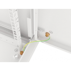 LANBERG Szafa wisząca 19 cali 6U 600x600 szara WF01-6606-00S