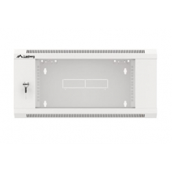 LANBERG Szafa instalacyjna rack wisząca 19 cali 4U 600 szara drzwi szkalne (złożona)