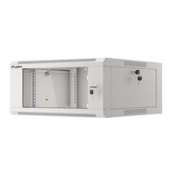 LANBERG Szafa instalacyjna rack wisząca 19 cali 4U 600 szara drzwi szkalne (złożona)