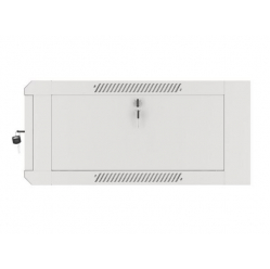 LANBERG Szafa instalacyjna rack wisząca 19 cali 4U 600 szara drzwi szkalne (złożona)