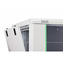 Digitus Szafa sieciowa wisząca Dynamic 19" 7U rack 385x600x450mm, drzwi szyba, szara, niezłożona, 60kg