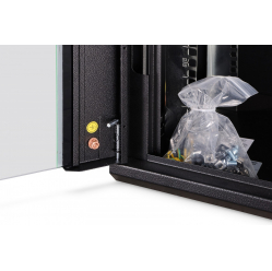 Digitus Szafa sieciowa wisząca Dynamic 19" 7U rack 385x600x450mm, drzwi szyba, czarna, niezłożona, 60kg 