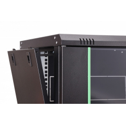 Digitus Szafa sieciowa wisząca Dynamic 19" 7U rack 385x600x450mm, drzwi szyba, czarna, niezłożona, 60kg 