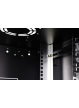 Digitus Szafa sieciowa wisząca Dynamic 19" 7U rack 385x600x450mm, drzwi szyba, czarna, niezłożona, 60kg 