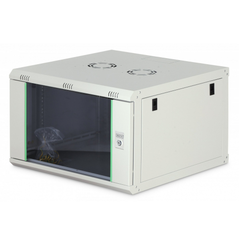 Digitus Szafa sieciowa wisząca Dynamic 19" 7U rack 385x600x600mm, drzwi szyba, szara, niezłożona, 60kg