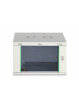 Digitus Szafa sieciowa wisząca Dynamic 19" 7U rack 385x600x600mm, drzwi szyba, szara, niezłożona, 60kg