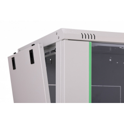 Digitus Szafa sieciowa wisząca Dynamic 19" 9U rack 474x600x450mm, drzwi szyba, szara, niezłożona, 60kg