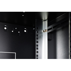 Digitus Szafa sieciowa wisząca Dynamic 19" 9U rack 474x600x450mm, drzwi szyba, czarna, niezłożona, 60kg