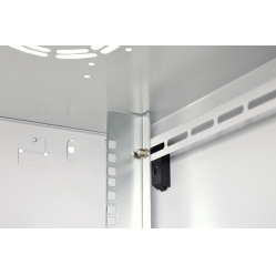 Digitus Szafa sieciowa wisząca Dynamic 19" 9U rack 474x600x600mm, drzwi szyba, szara, niezłożona, 60kg