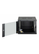 Digitus Szafa sieciowa wisząca Dynamic 19" 9U rack 474x600x600mm, drzwi szyba, czarna, niezłożona, 60kg