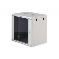 Szafa serwerowa Digitus wisząca Dynamic 19" 12U rack 607x600x450mm, drzwi szyba, szara, niezłożona, 60kg