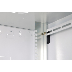 Digitus Szafa sieciowa wisząca Dynamic 19" 12U rack 607x600x450mm, drzwi szyba, szara, niezłożona, 60kg