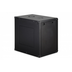 Digitus Szafa sieciowa wisząca Dynamic 19" 12U rack 607x600x450mm, drzwi szyba, czarna, niezłożona, 60kg