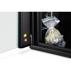 Digitus Szafa sieciowa wisząca Dynamic 19" 12U rack 607x600x450mm, drzwi szyba, czarna, niezłożona, 60kg