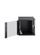 Digitus Szafa sieciowa wisząca Dynamic 19" 12U rack 607x600x600mm, drzwi szyba, czarna, niezłożona, 60kg