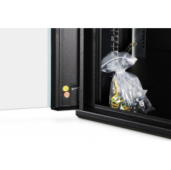 Digitus Szafa sieciowa wisząca Dynamic 19" 12U rack 607x600x600mm, drzwi szyba, czarna, niezłożona, 60kg