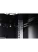 Digitus Szafa sieciowa wisząca Dynamic 19" 12U rack 607x600x600mm, drzwi szyba, czarna, niezłożona, 60kg