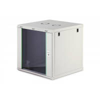 Szafa serwerowa Digitus wisząca Dynamic 19" 12U rack 607x600x600mm, drzwi szyba, szara, niezłożona, 60kg