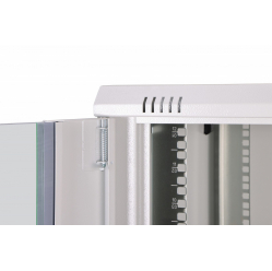 Digitus Szafa sieciowa wisząca Dynamic 19" 12U rack 607x600x600mm, drzwi szyba, szara, niezłożona, 60kg