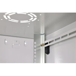 Digitus Szafa sieciowa wisząca Dynamic 19" 12U rack 607x600x600mm, drzwi szyba, szara, niezłożona, 60kg
