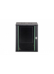 Digitus Szafa sieciowa wisząca Dynamic 19" 16U rack 785x600x450mm, drzwi szyba, czarna, niezłożona, 60kg