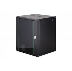 Digitus Szafa sieciowa wisząca Dynamic 19" 16U rack 785x600x600mm, drzwi szyba, czarny, niezłożona, 60kg