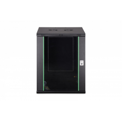 Digitus Szafa sieciowa wisząca Dynamic 19" 16U rack 785x600x600mm, drzwi szyba, czarny, niezłożona, 60kg