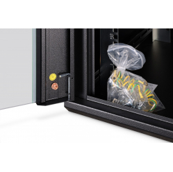 Digitus Szafa sieciowa wisząca Dynamic 19" 16U rack 785x600x600mm, drzwi szyba, czarny, niezłożona, 60kg