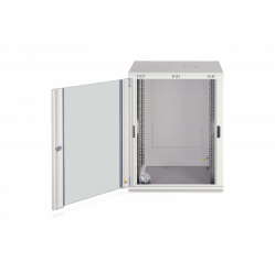 Digitus Szafa sieciowa wisząca Dynamic 19" 16U rack 785x600x600mm, drzwi szyba, szary, niezłożona, 60kg