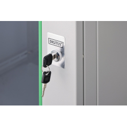 Digitus Szafa sieciowa wisząca Dynamic 19" 16U rack 785x600x600mm, drzwi szyba, szary, niezłożona, 60kg