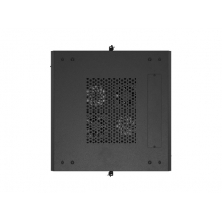 LANBERG Szafa instalacyjna rack stojąca 19 cali 15U 600x600 drzwi perforowane czarna (Flat pack)