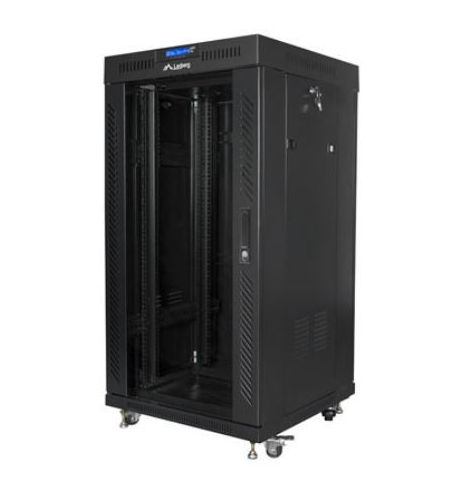 LANBERG Szafa stojąca rack 19 cali 22U 600X600mm czarna LCD