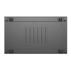 LANBERG Szafa instalacyjna rack stojąca 19" 22U 600x1000 czarna drzwi przeszkolne ( flat pack) 