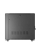 LANBERG Szafa instalacyjna rack stojąca 19" 22U 600x1200 czarna drzwi przeszklone (flat pack) 